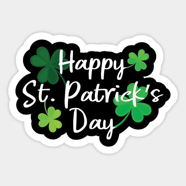 Happy St. Patrick's Day Sticker by Miranda Nelson